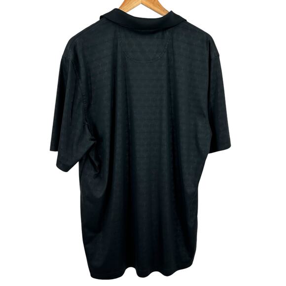 Greg Norman Golf Shirt PLAY DRY Collection Classic Blue & Black Golf Polo – XL - Picture 4 of 7